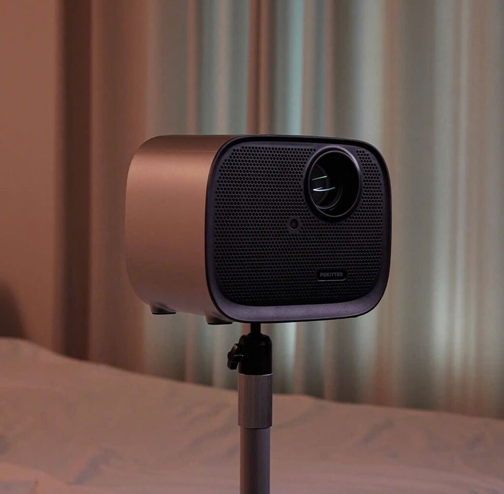 Máy chiếu Pokitter K1S, 1080P, chạy Android, kết nối điện thoại