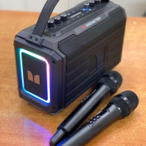 [ CHÍNH HÃNG ] Loa Bluetooth Karaoke Monster 80W Adventurer 1000 MS22141 ( phiên bản 2 Mic không dây )