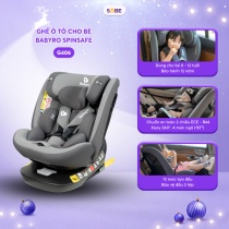 Ghế ô tô cho bé BABYRO SPINSAFE (G406) dưới 12 tuổi chính hãng