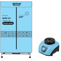 Tủ sấy quần áo Bennix BN-113TS ( Model 2023 ), hàng Thái Lan cao cấp, máy sấy quần áo công suất 1400W, Bảo hành 18 tháng